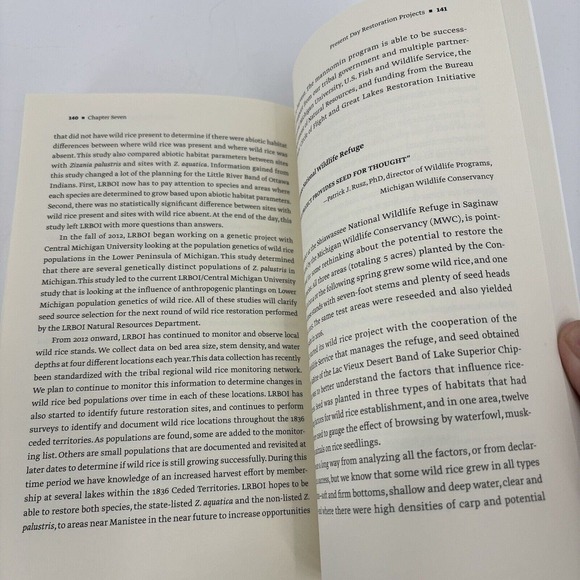 Manoomin: The Story of Wild Rice in Michigan by Barbara Barton Paperback - Picture 8 of 9